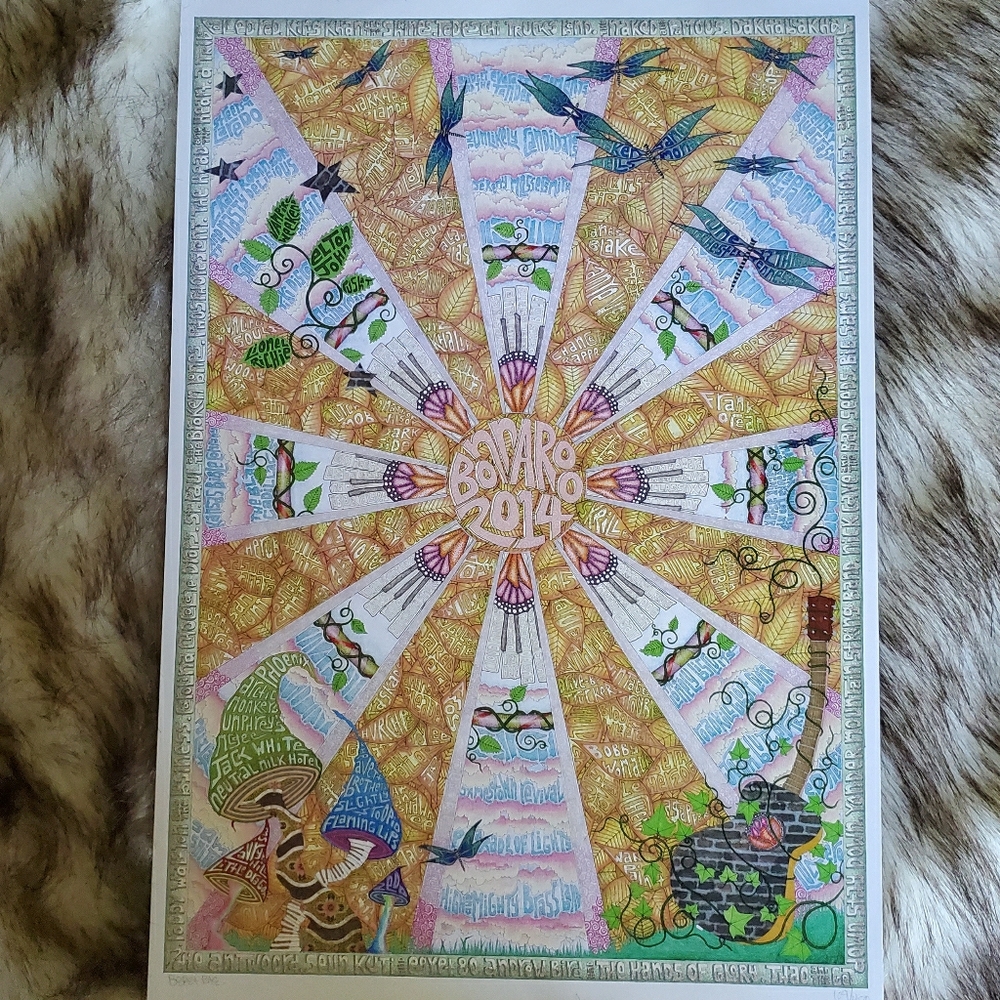 ~°2 for $25°~ Bonnaroo 2014 poster